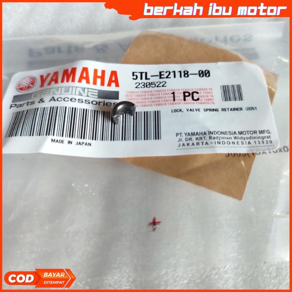 DM135 MIO FINO VALVE NAIL 5TL-E2118-00 ORIGINAL YAMAHA ORIGINAL