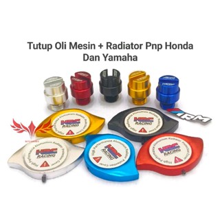 ฝาครอบน้ํามันเครื่องยนต์ 2 in 1 + หม้อน้ํารถจักรยานยนต์ Honda และ Yamaha Pnp