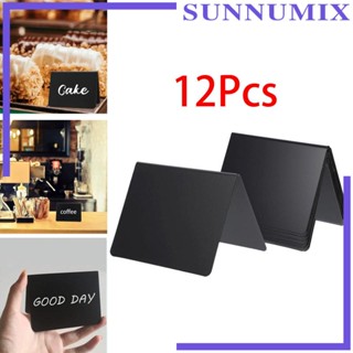 [Sunnimix] ป้ายชอล์กบอร์ด ขนาดเล็ก สไตล์วินเทจ 12 ชิ้น สําหรับวันเกิด