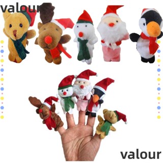 Valour ของเล่นตุ๊กตาการ์ตูนสัตว์น่ารัก คริสต์มาส 5 ชิ้น