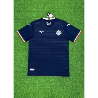 Fan Edition 2324 ใหม่ Lazio Away เสื้อยืดลําลอง แขนสั้น คุณภาพสูง เหมาะกับการเล่นฟุตบอล ไซซ์ S-4XL