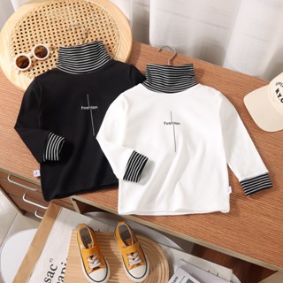 พร้อมส่ง เสื้อลําลอง ผ้ากํามะหยี่ คอสูง ขนาดเล็ก 73-150 ซม. สไตล์เยอรมัน แฟชั่นฤดูใบไม้ร่วง ฤดูหนาว สําหรับเด็กผู้ชาย และเด็กผู้หญิง