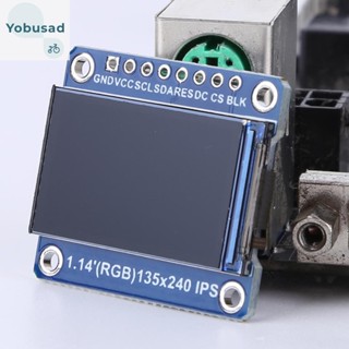 [Yobusad.th] โมดูลจอแสดงผล TFT 8 Pin ST7789 TFT 1.14 นิ้ว หลากสี สําหรับ Arduino