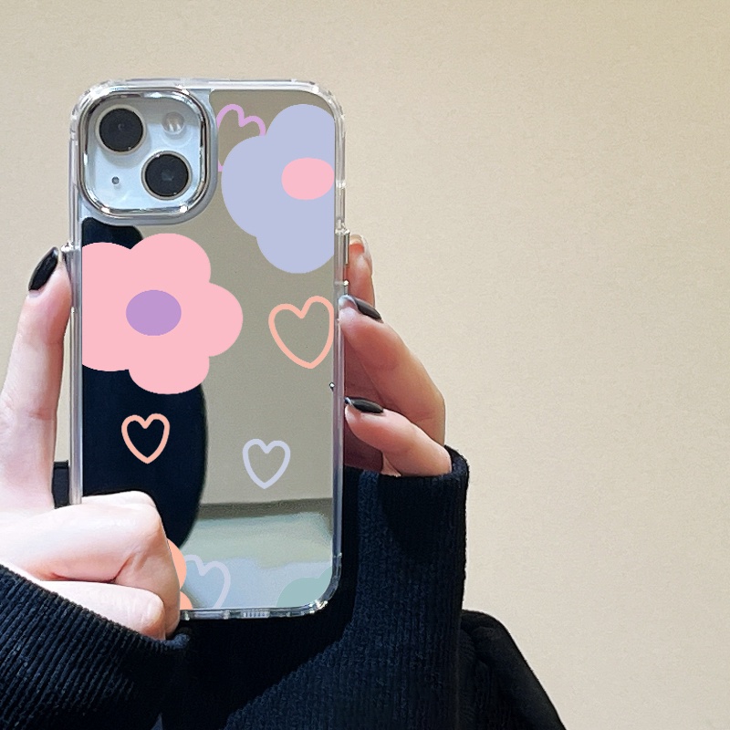 เคสโทรศัพท์ กระจกแต่งหน้า เคสTpu Softshell สำหรับ Iphone 11 Pro Max 13 11 15 14 12 Pro XR 14Promax Bake Cover