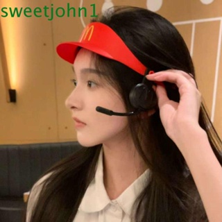 Sweetjohn หมวกแก็ป สีแดง สําหรับเล่นเซลฟี่ สื่อสาร