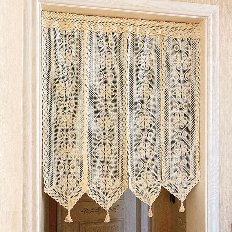 แนะนำ ผ้าม่าน ผ้าม่าน  ลายลูกไม้ สไตล์โบฮีเมียนAN-29 ราคาพิเศษ มีเก็บเงินปลายทาง