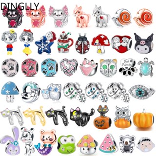 Dinglly ลูกปัดโคมไฟ รูปการ์ตูนแมว และแจ็คโอ สําหรับทําเครื่อ…