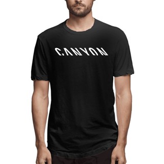 ขายดี เสื้อคอกลม ผ้าฝ้ายแท้ พิมพ์ลายโลโก้ Canyon Bikes Mtb ของขวัญวันเกิด สําหรับจักรยาน