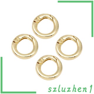 [Szluzhen1] คลิปคาราบิเนอร์ ทรงกลม กันสนิม 0.93 นิ้ว 10 ชิ้น