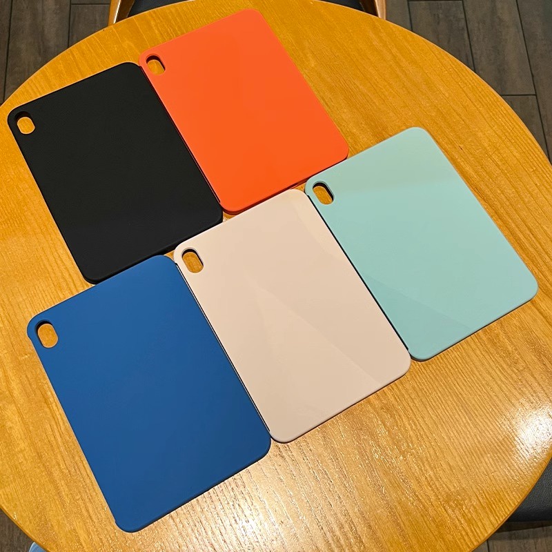 เคสแท็บเล็ต ซิลิโคน กันกระแทก สีพื้น สําหรับ iPad Pro 11 2022 2021 2020 10th 9th 8th 7th 10.2 นิ้ว Air 5 4