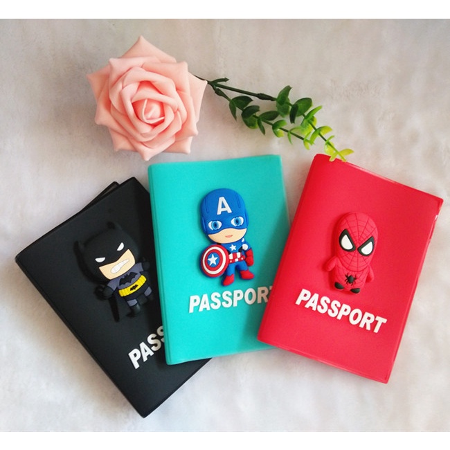 ซองใส่หนังสือเดินทาง เอกสาร ลายแบทแมนน่ารัก เรียบง่าย พาสปอร์ต ที่ใส่ ปก passport case/cover/holder/wallet ซองพาสปอร์ต ปกพาสปอร์ต เคสพาสปอร์ต ใส่พาสปอร์ต พาสปอร์ตเคส