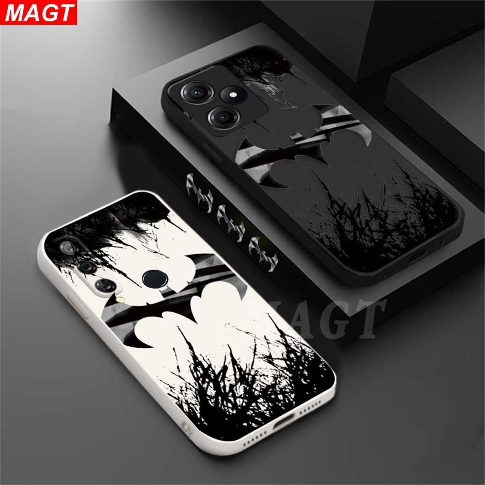 เคสโทรศัพท์มือถือแบบนิ่ม ลายค้างคาว ไอคอน MAGT แฟชั่น สําหรับ Huawei P30 Lite Nova 5T Nova 3i Nova 7i Y6P Y7A Y6 Pro Y7 Pro 2019 Y9S