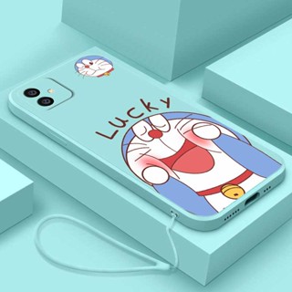 เคสโทรศัพท์ซิลิโคน TPU แบบนิ่ม เนื้อแมตต์ ลายการ์ตูนโดราเอมอน สําหรับ Samsung Galaxy A04e A04 A04s A02s A03s