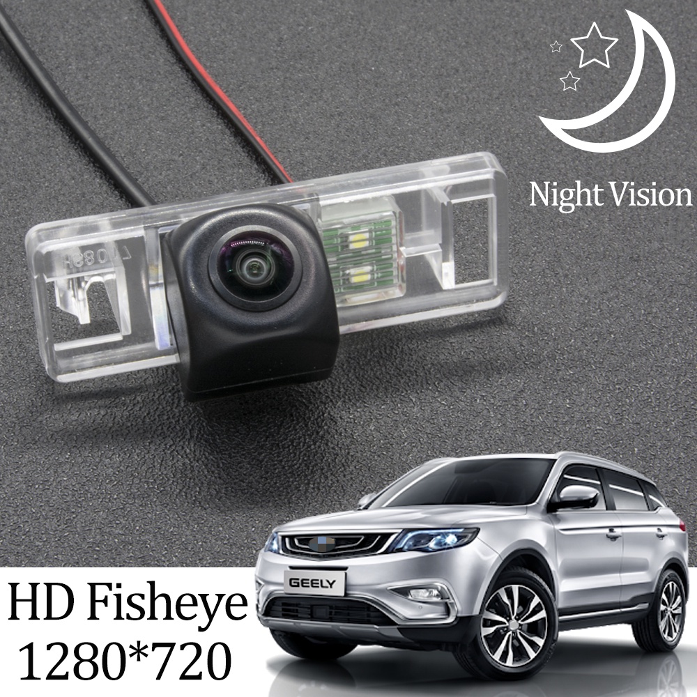 CCD กล้องมองหลังรถยนต์สําหรับ Geely Vision X6/Emgrand X7 2016 2017 2018 2019 2020 ย้อนกลับกันน้ํา Ni