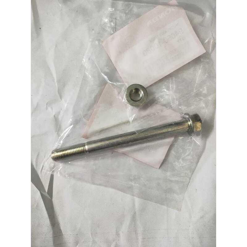 โบ้ลท์แท้10x110มม.ยึดเครื่องยนต์เวฟ110iทุกรุ่น,หัวเบอร์14แพคพร้อมน็อตแท้รวม2ชิ้น,95801-10110-00,9405