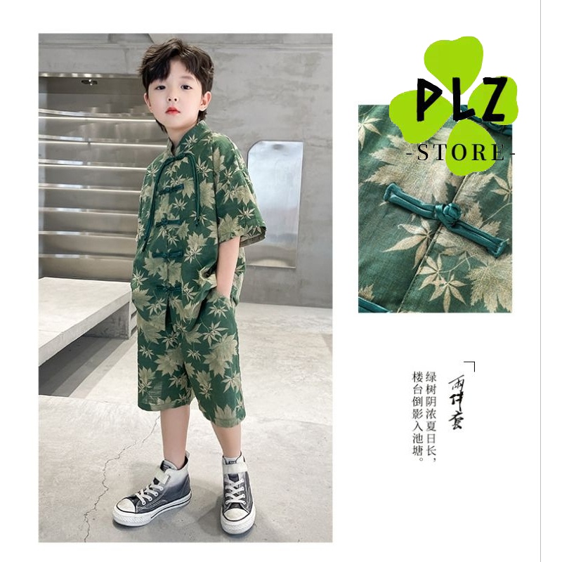 เด็กชายสไตล์จีนซูเปอร์อมตะฤดูร้อนสไตล์ตะวันตกรสสูทพันไมล์แม่น้ําแผนภูมิภูเขาไล่ระดับสีสไตล์จีนสูท - รูปที่ 5