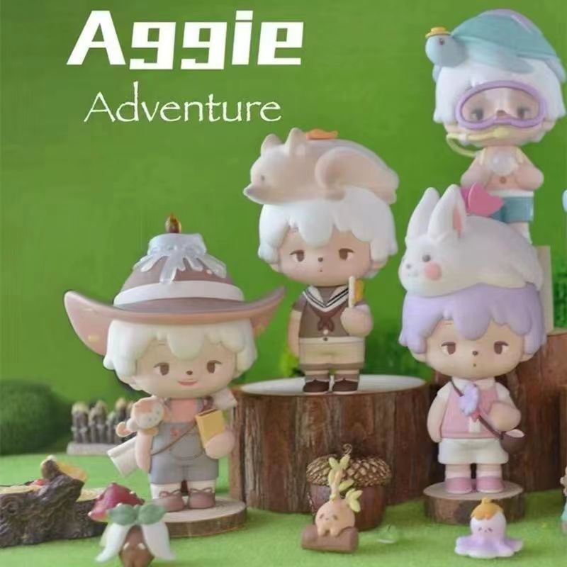❤   ❤โมเดลตุ๊กตา AGGIE AGGIE National Park Adventure Journey Series Mystery Box เหมาะกับของขวัญวันเกิด ของเล่นสําหรับเด็ก
