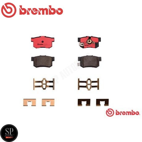 BREMBO ผ้าดิสเบรคหลัง HONDA ACCORD G9 '13-, CR-V G3 07-11, G4 12-16, STEPWAGON (2.0) 09-14 P28 051B/