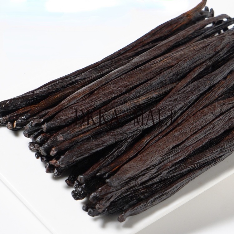 (จัดส่งด่วนคุณภาพสูง) Vanilla Pod อบวานิลลาสารสกัดจากครีมถั่วผงสีฟ้าเมล็ด Sticks Tahitian เครื่องเทศ