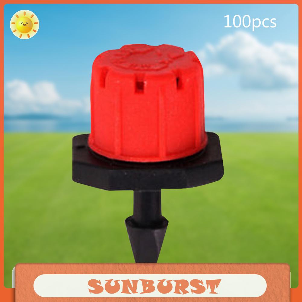 100 ชิ้น / ถุง ปรับได้ สวน ชลประทาน หมอก ไมโคร ไหล หัวหยดน้ํา