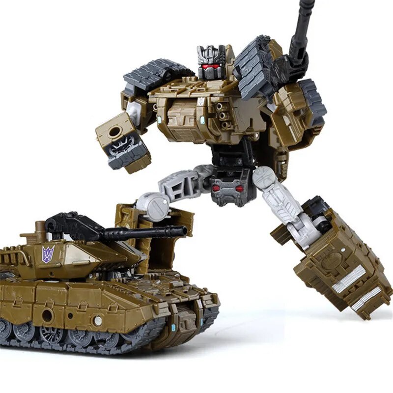 Haizhixing Cool Transformation Robot Car Toys Boys Anime Devastator Aircraft Tank Engineering Military model KO GT2 Kids