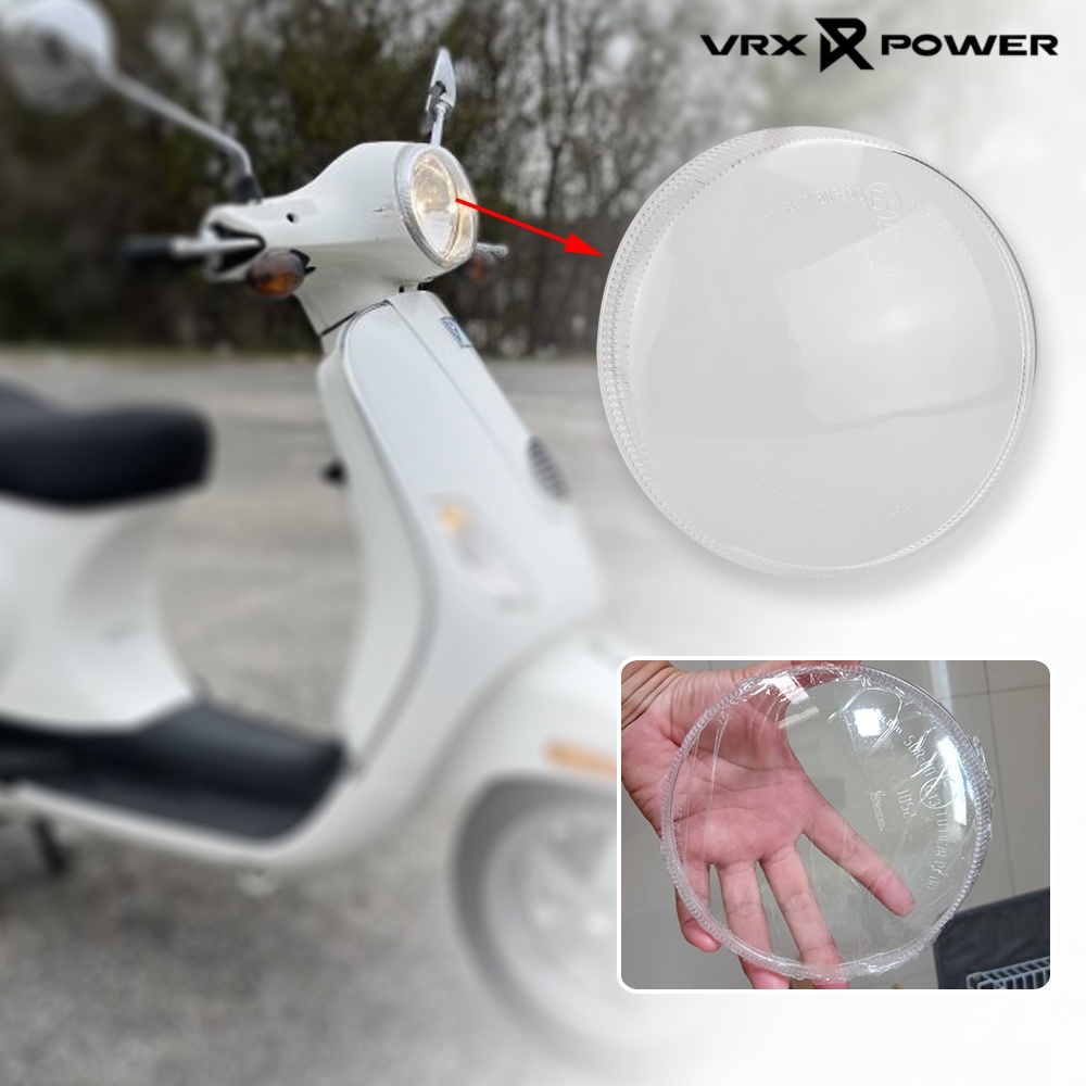 ฝาครอบไฟหน้ารถจักรยานยนต์ แบบใส สําหรับ Piaggio Vespa LX 150 LX125