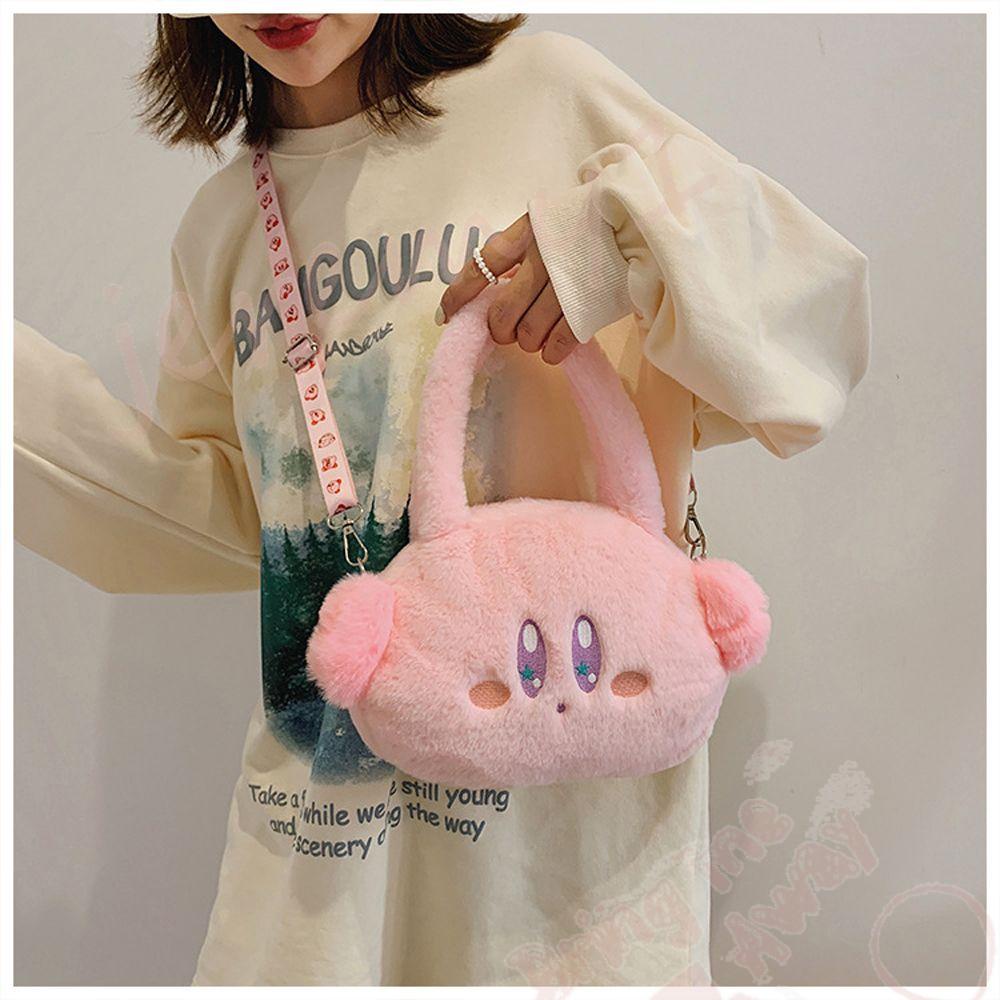 Jeremy1 Kirby กระเป๋าเป้สะพายหลัง กระเป๋าใส่เหรียญ เครื่องสําอาง ลายตุ๊กตาเคอร์บี้น่ารัก ของขวัญวันเกิด