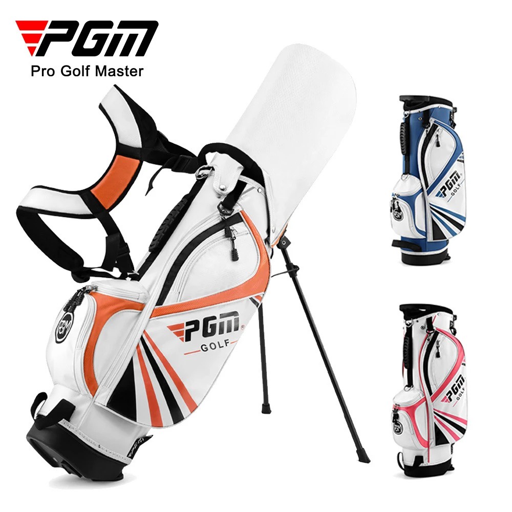 PGM QB028 ถุงกอล์ฟสำหรับเด็กชายและหญิงผู้ถือกรอบกอล์ฟแบบพกพาชุดกอล์ฟน้ำหนักเบาเป็นพิเศษสามารถรองรับกระเป๋าเดินทางกีฬา