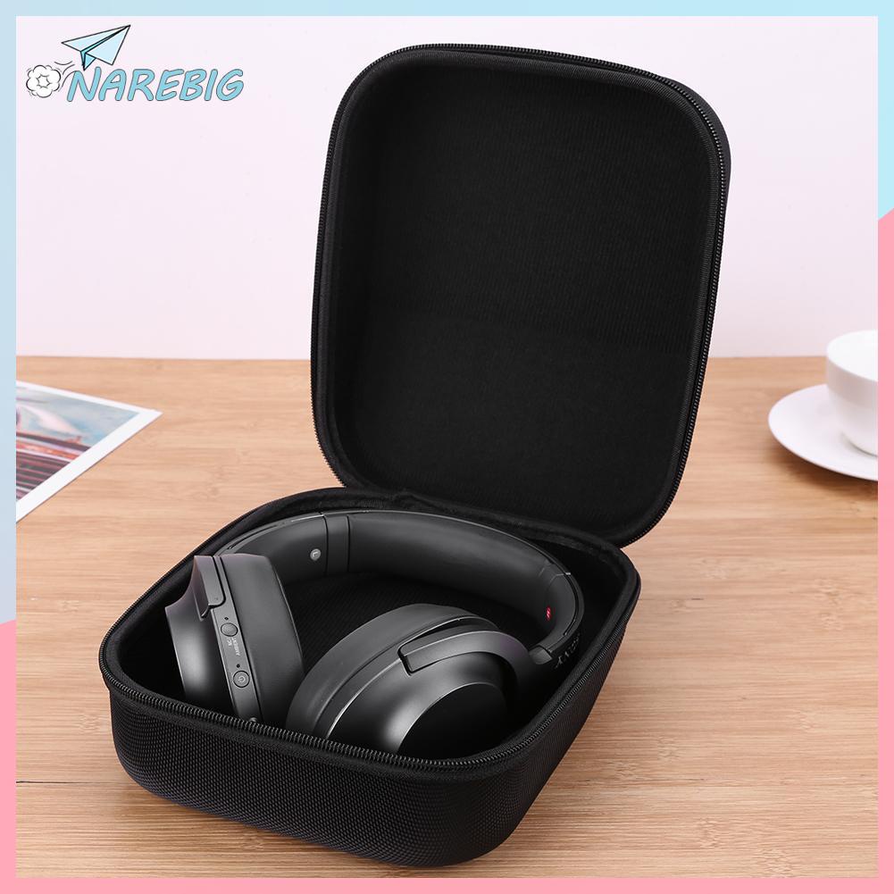 ( Narebig ) กล่องเคส EVA แบบแข็ง กันรอยขีดข่วน แบบพกพา ทนทาน สําหรับหูฟัง Sennheiser HD598 HD600 HD650