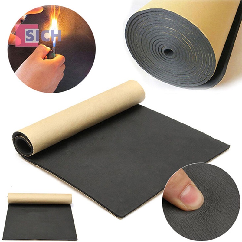 [Sich] ใหม่ โฟมผ้าฝ้าย มีกาวในตัว ป้องกันเสียง ขนาด 30*50 ซม. สําหรับรถยนต์ 1 ชิ้น