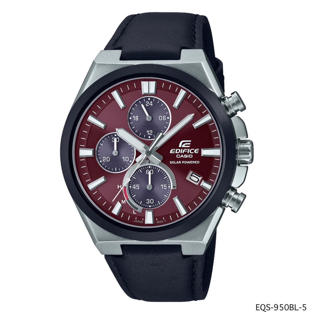 นาฬิกาข้อมือ Casio Edifice Chronograph EQS-950 Series พลังงานแสงอาทิตย์ Tough solar EQS-950BL-5A