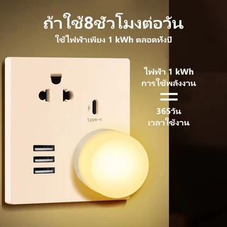 C&discount เสียบโคมไฟคอมพิวเตอร์พลังงานมือถือชาร์จ USB ไฟกลมเล็ก LED ป้องกันดวงตาไฟอ่านหนังสือไฟกลางคืน