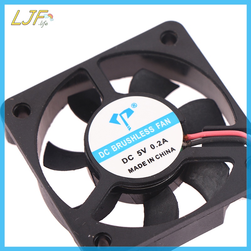 Ljf DC5010 ตัวเชื่อมต่อพัดลมระบายความร้อน เสียงเงียบ 5V สาย USB สําหรับคอมพิวเตอร์ 1 ชิ้น