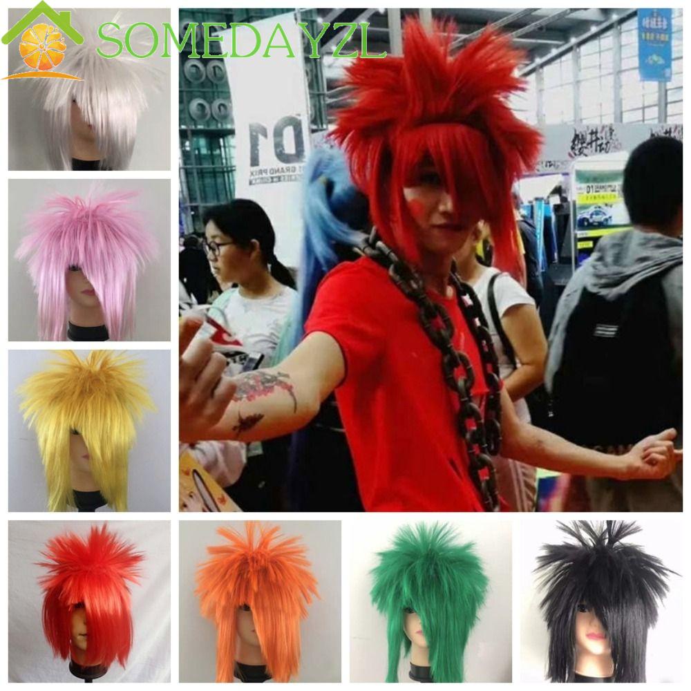 Somedayzl วิกผมคอสเพลย์ รูปตัวตลก สไตล์พังก์ สําหรับปาร์ตี้ฮาโลวีน