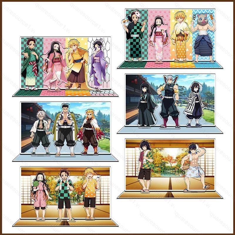 Squar1 โมเดลฟิกเกอร์อะคริลิค รูปอนิเมะ Demon Slayer Tanjirou Tokitou Muichirou diy สําหรับตกแต่งบ้าน