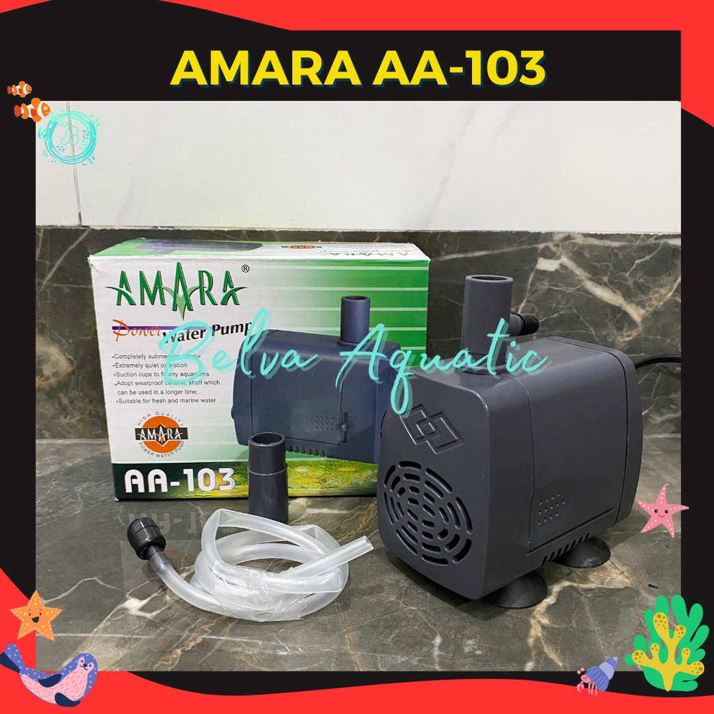 AMARA AA 103 AMARA AA-103 AQUARIUM SUBMERSIBLE PUMP AQUARIUM PUMP POND PUMP HYDROPONIC PUMP