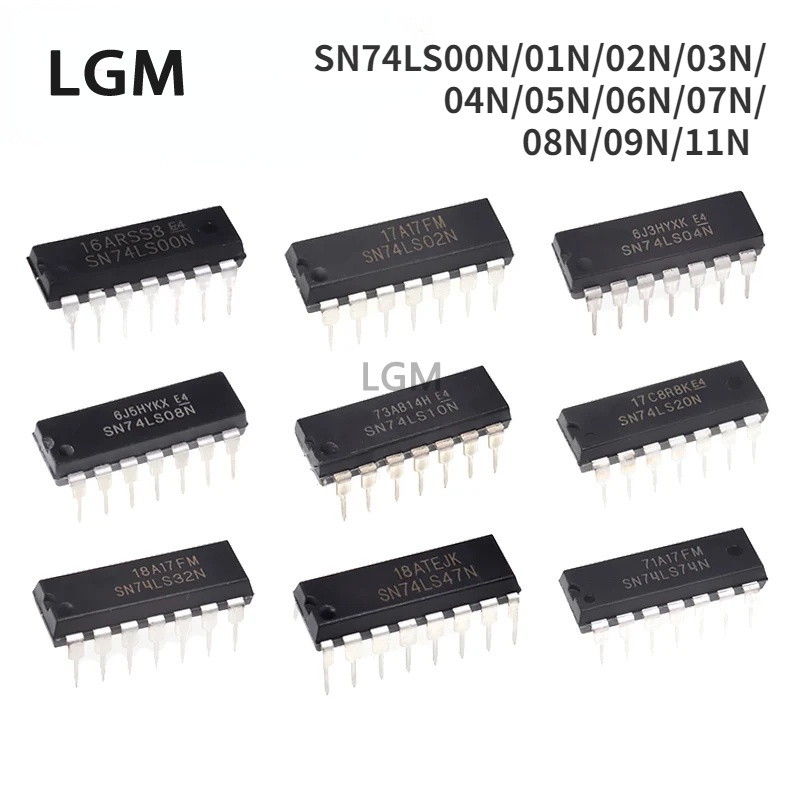 10/5 ชิ้น SN74LS08N 74LS Series 74LS08 7408 02/03/04/05/06/07/08N/09/11N/11P/12 DIP14 IC ใหม่