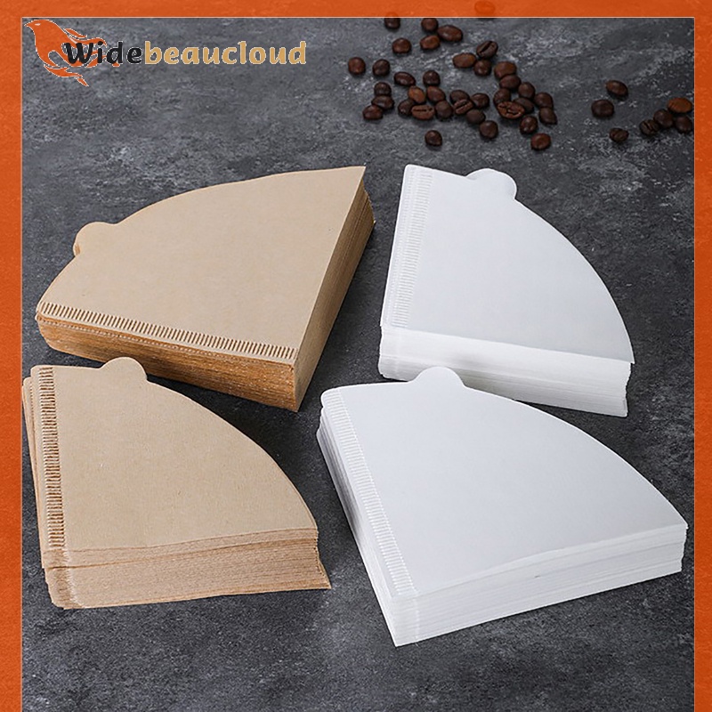 Widebeaucloud กระดาษกรองกาแฟ ทรงกรวย กระดาษกรองน้ําหยด นําเข้า กาแฟอเมริกัน เยื่อไม้ ดี