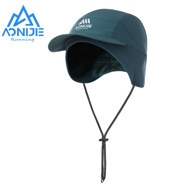 Aonijie E4613 หมวกกีฬา ป้องกันหู กันลม ระบายอากาศ พับได้ พร้อมหัวเข็มขัดเชือก สําหรับทุกเพศ 54-62 ซม.