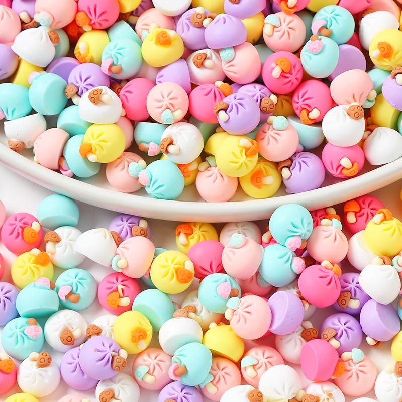 Charm สติกเกอร์เรซิ่น ลายการ์ตูนซาลาเปา สามมิติ แฮนด์เมด diy สําหรับติดตกแต่งโทรศัพท์มือถือ