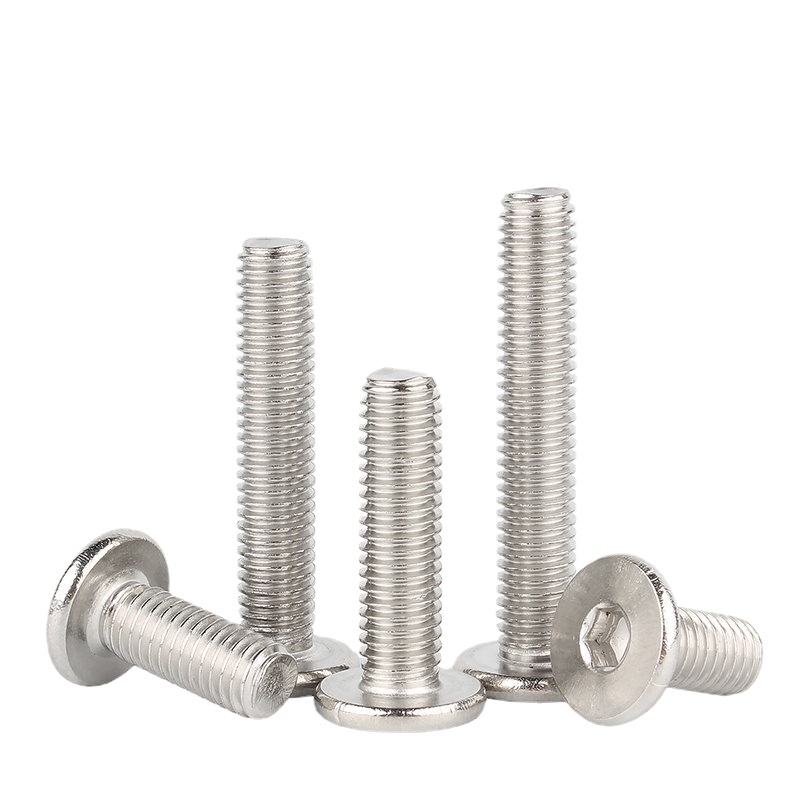 304 สแตนเลสสตีล Countersunk Head Bolt สกรู CM บางแบนหัวหกเหลี่ยมซ็อกเก็ตสกรู M2M3M4M5M6M8