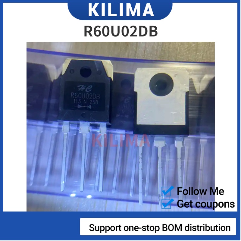 ใหม่ แท้ วงจรรวม R60U02DB TO-247 60A200V สําหรับเครื่องเชื่อม