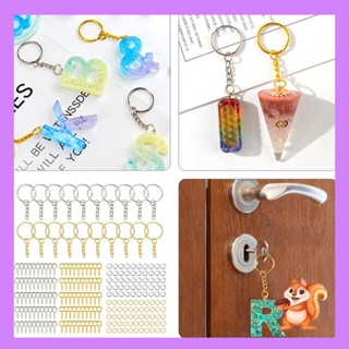 Siy ห่วงพวงกุญแจโลหะ สีเงิน สีทอง 20 ชิ้น ห่วงกระโดด 100 ชิ้…