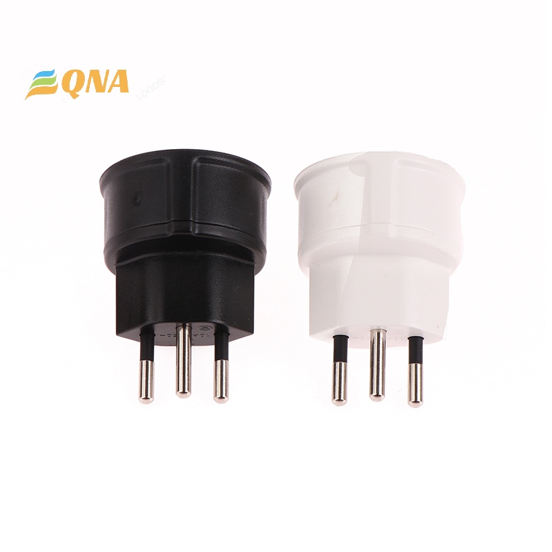 [QNA] อะแดปเตอร์ปลั๊ก EU เป็นปลั๊กสวิตเซอร์แลนด์ 3 Pin 10A 250V 1 ชิ้น