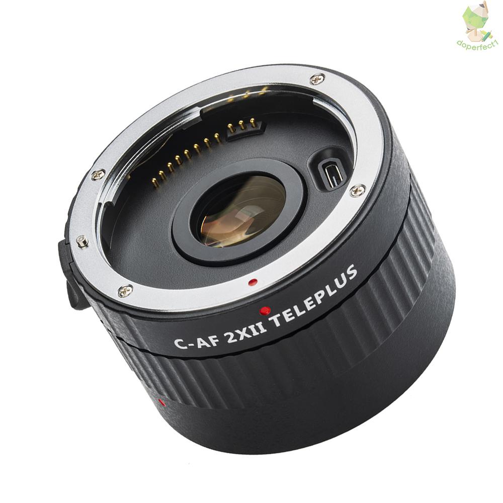 ตัวขยายเลนส์กล้อง โฟกัสอัตโนมัติ 2XII สําหรับเลนส์ Canon EOS EF Canon EF 5D II 7D 1200D 760D 750D DSLR 1222