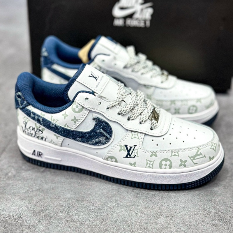 ♞,♘,♙,♟Louis Vuitton [Cover Shoes] AF1  Sneakers Nice Product For Men And Women Nike LV High Qualit