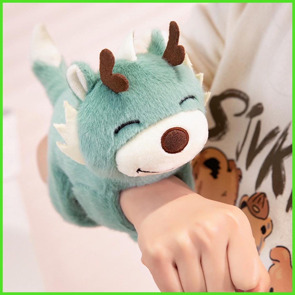 ตุ๊กตามังกรน่ารัก ผ้ากํามะหยี่ขนนิ่ม รัดข้อมือ สําหรับวางบนโซฟา ห้องนอน ห้องนั่งเล่น