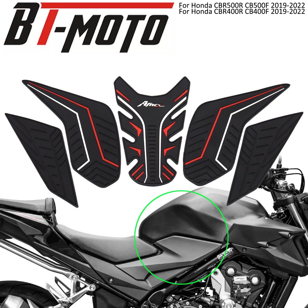 สติกเกอร์ยาง กันลื่น สําหรับติดตกแต่งถังน้ํามันรถจักรยานยนต์ Honda CBR500R CB500F CB400F CBR400R 2019-2022