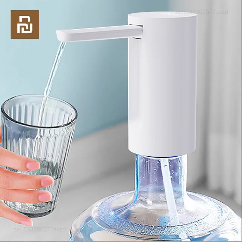 สําหรับ Xiaomi Xiaolang พับตู้น้ําไร้สายไฟฟ้า Barreled ปั๊มน้ําจอแสดงผล LED เครื่องจ่ายน้ําอัตโนมัติ Barrel ประเภท Pumpin