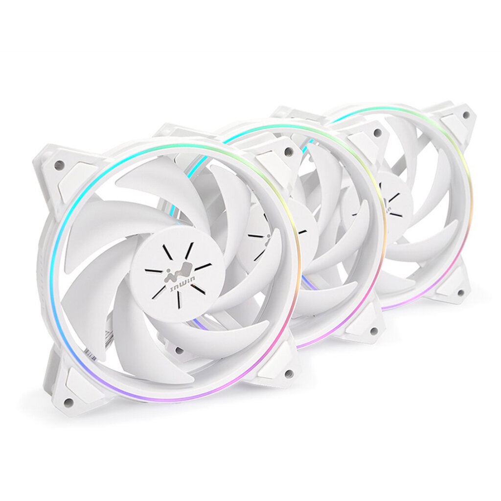 InWin SIRIUS Pure Loop ASL120 White (3 x 120mm) PWM Fan Triple Pack